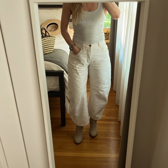 Rag & Bone Newbury taupe canvas and leather boots - Picture 6 of 17